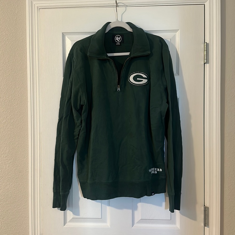 1/4 zip 47 Green Bay Packer Sweatshirt